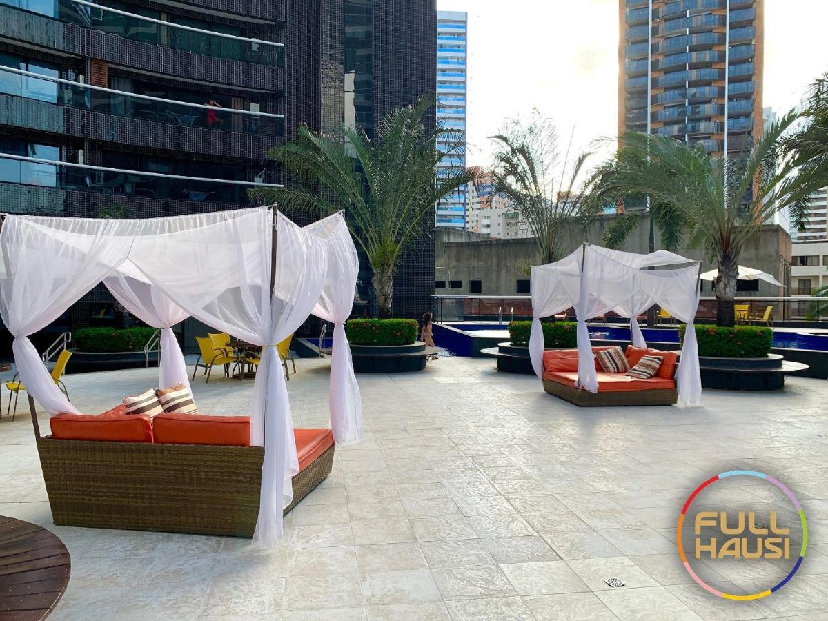 Landscape Flat Charmoso Condominio Na Beira Mar Fortaleza  Kültér fotó